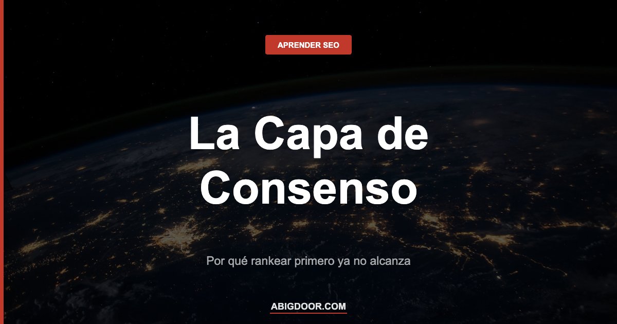 Red de conexiones digitales representando la capa de consenso que los LLMs usan para seleccionar fuentes en 2026