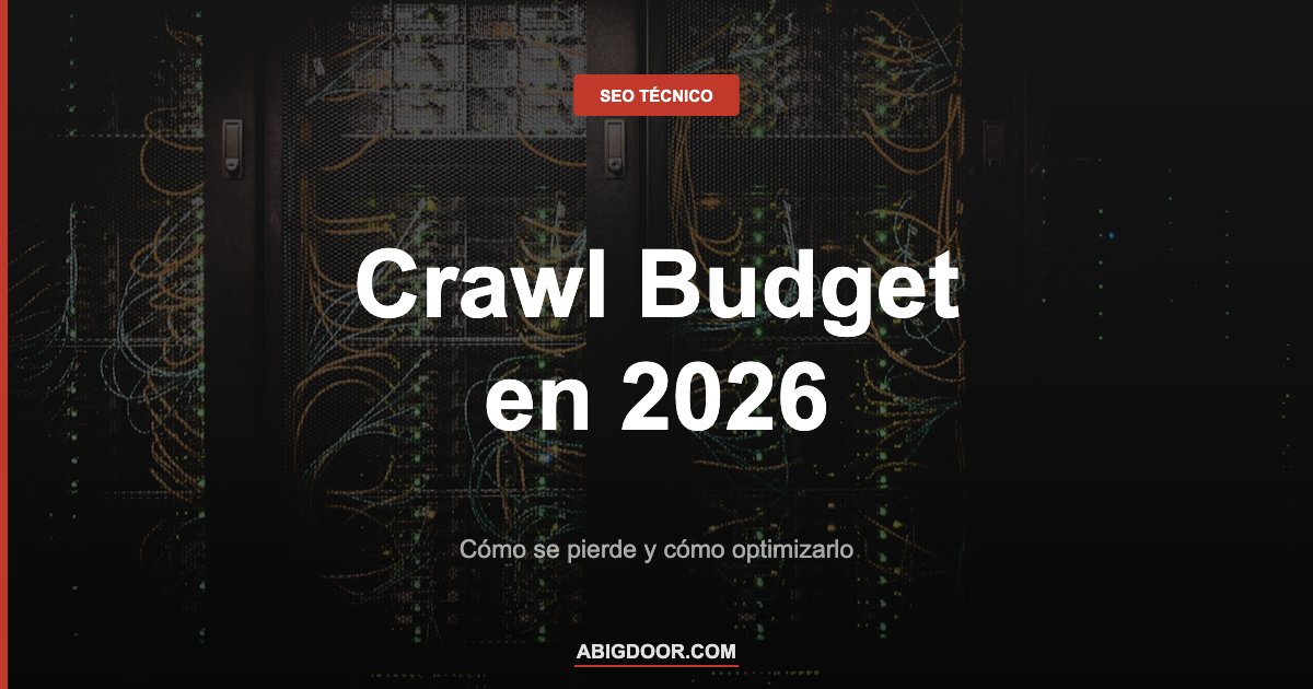 Crawl budget: qué es, cómo se pierde y cómo optimizarlo