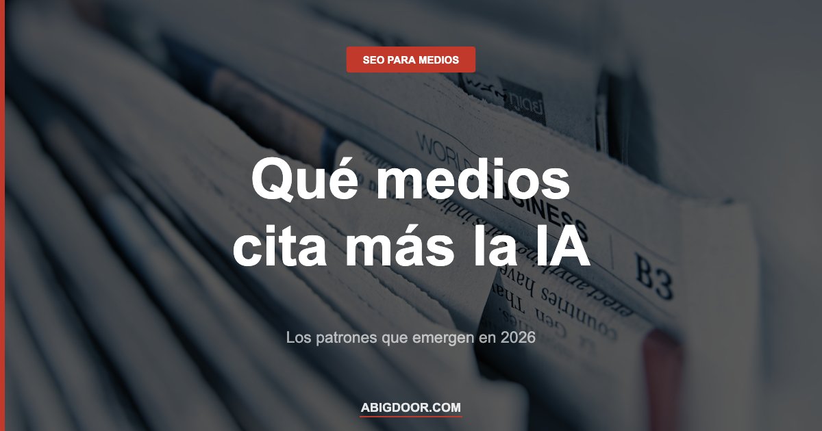 Qué medios digitales son más citados por la IA: los patrones que emergen