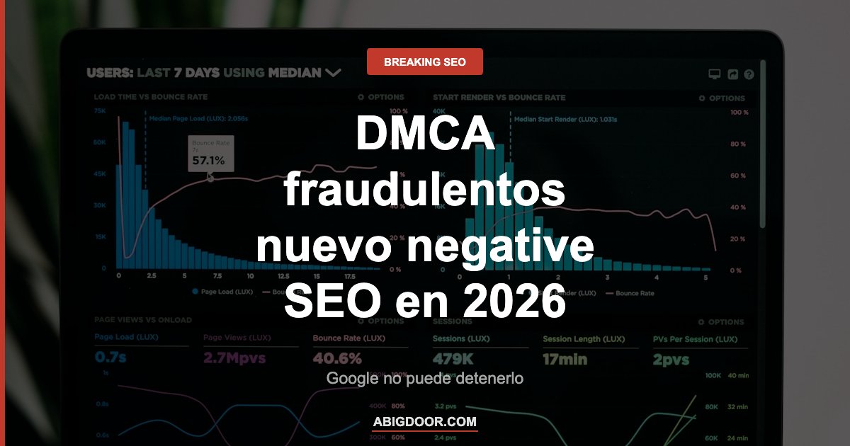 DMCA fraudulentos como nuevo negative SEO