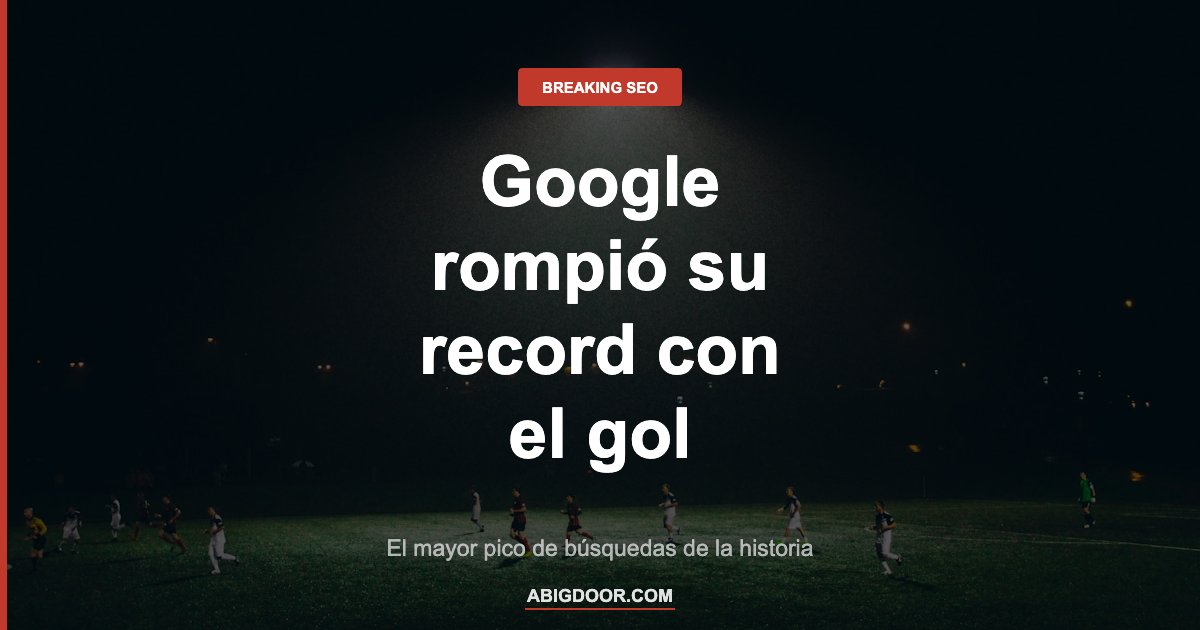 Google record busquedas gol Argentina Mundial 2026