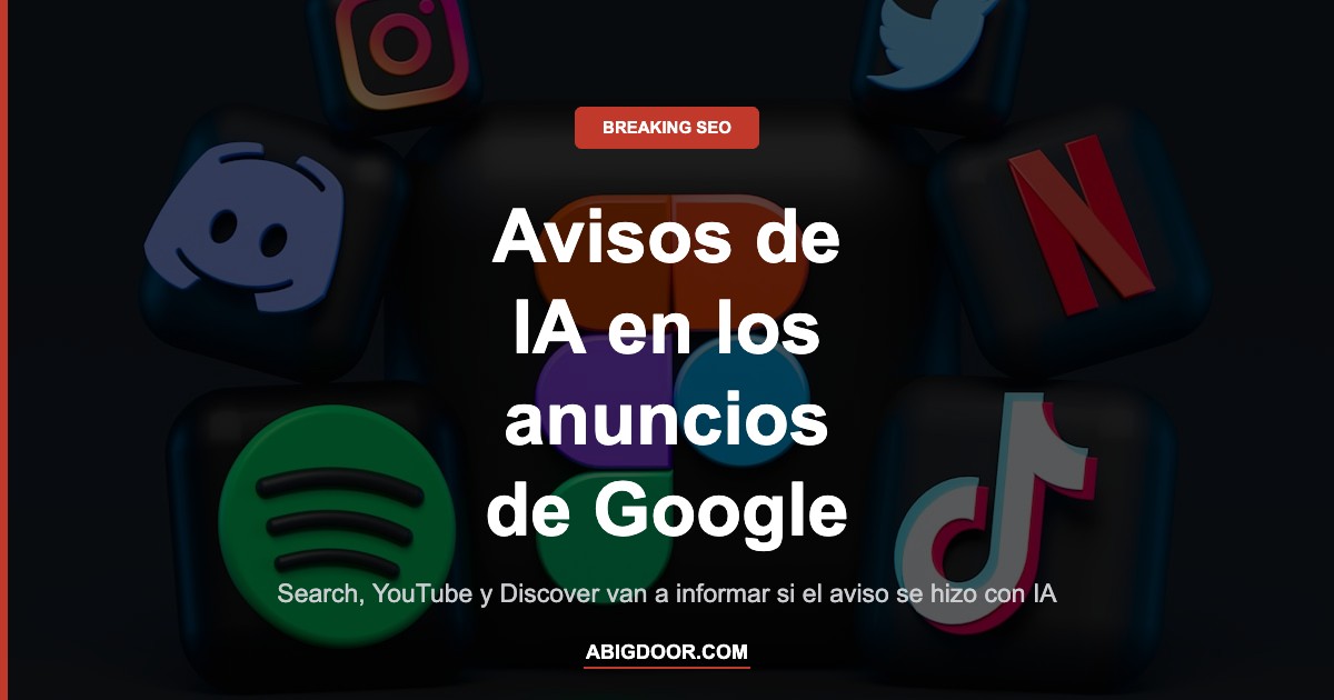 Avisos de IA en los anuncios de Google
